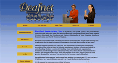 Desktop Screenshot of deafnetmd.org