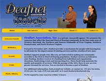 Tablet Screenshot of deafnetmd.org